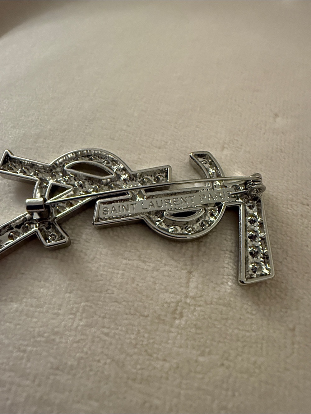 Women’s Brooches Silver with rhinestones - Picture 5 of 6